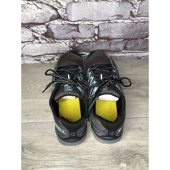 MERRELL Adventurine Black Aqua Mesh Lace Up Running Shoes Women Sz 8.5M US/39EU - Picture 6 of 16